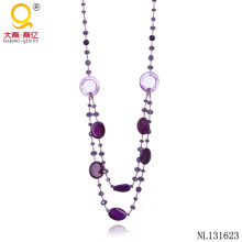 Colliers Bijoux dernier collier fantaisie violet